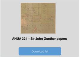 Sir John Gunther papers