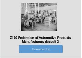 Federation of Automotive Products Manufacturers deposit 3