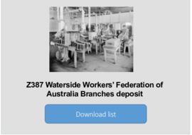 Waterside Workers’ Federation of Australia Branches deposit