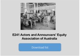 Actors and Announcers' Equity Association of Australia