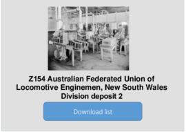 Australian Federated Union of Locomotive Enginemen, New South Wales Division deposit 2