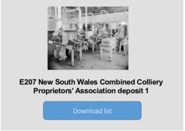 New South Wales Combined Colliery Proprietors' Association deposit 1