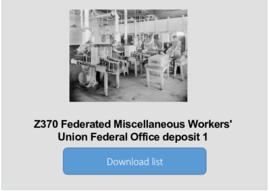 Federated Miscellaneous Workers' Union Federal Office deposit 1