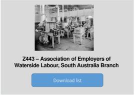Association of Employers of Waterside Labour, South Australia Branch deposit