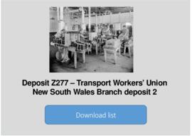 Transport Workers' Union New South Wales Branch deposit 2
